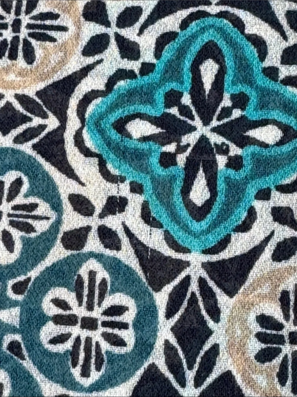 Croft & Barrow Geo Floral Boho tunic - Picture 9 of 9